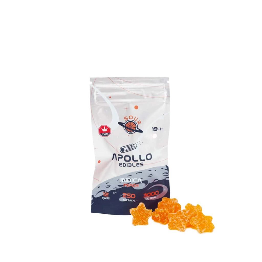 Apollo Sour Peach Shooting Stars