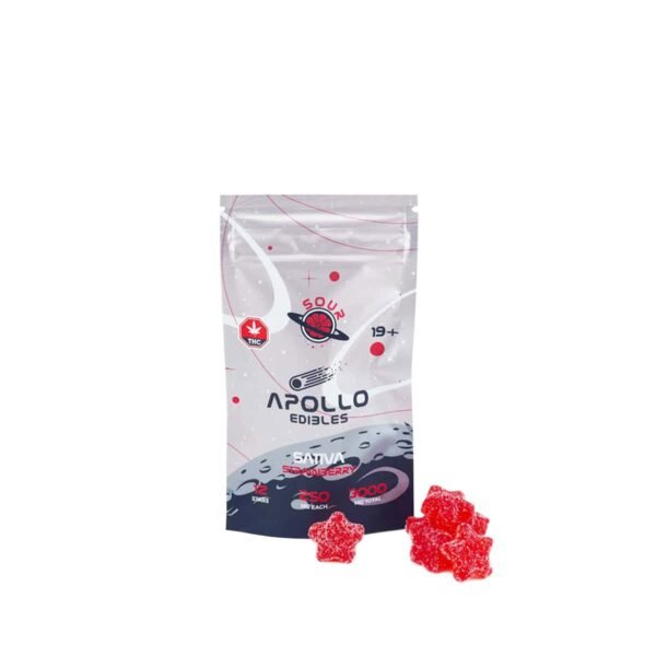 Apollo Sour Strawberry Shooting Stars
