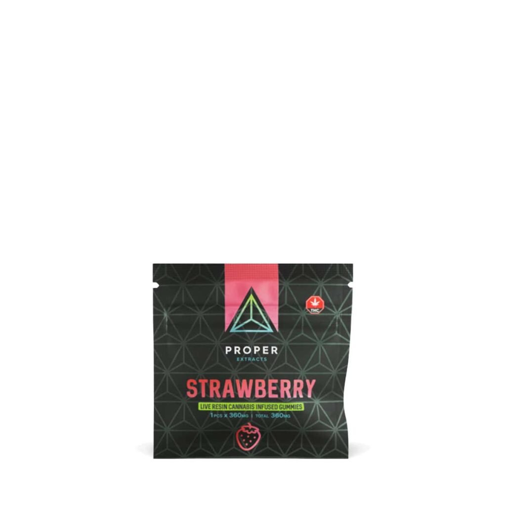 FREE: Proper Extracts Strawberry Gummies (360mg)