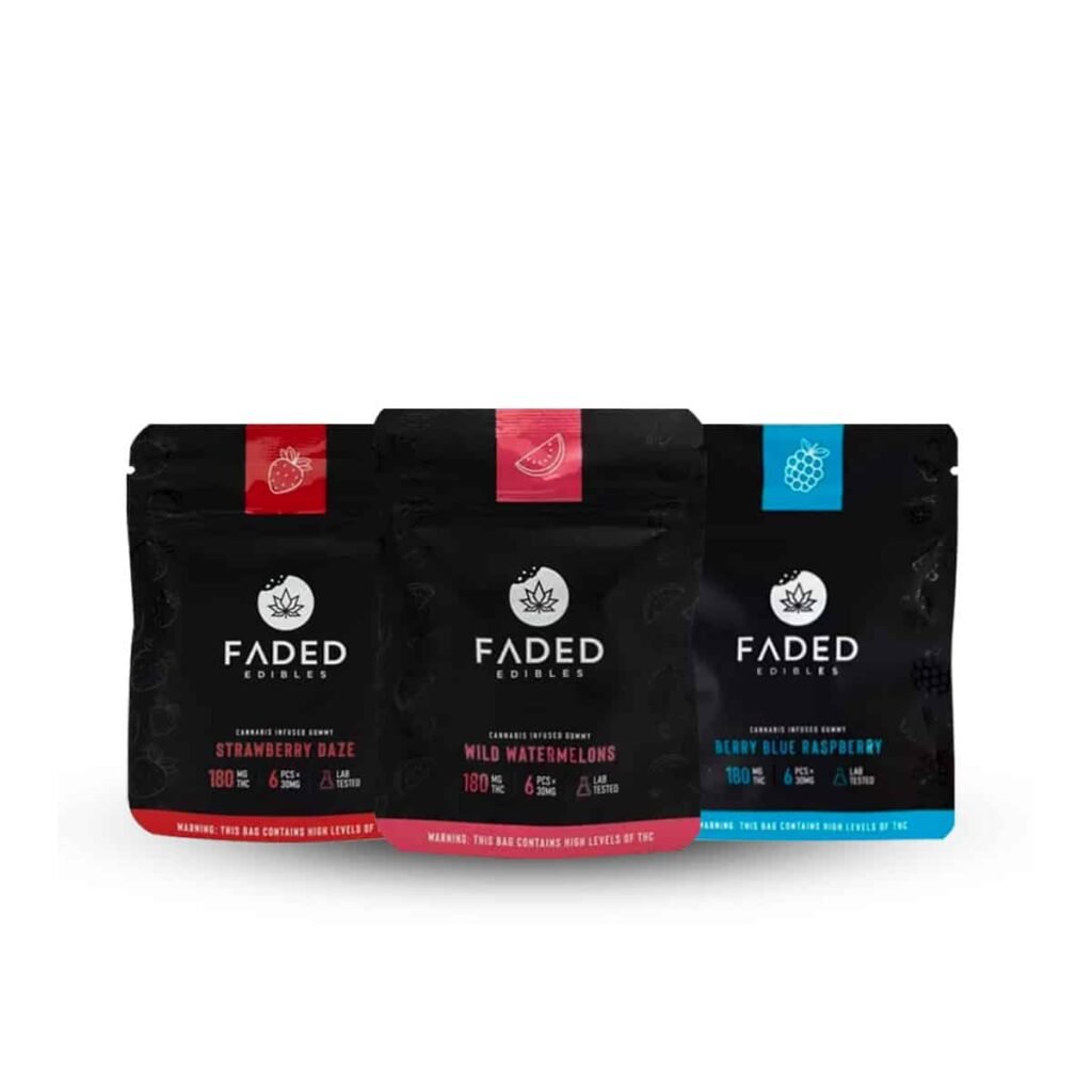 FREE: Faded Cannabis Co. Classics Gummies (180mg)