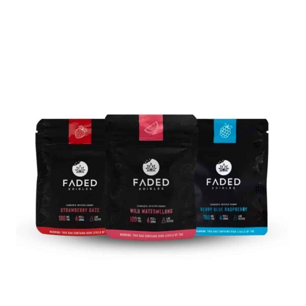 FREE: Faded Cannabis Co. Classics Gummies (180mg)