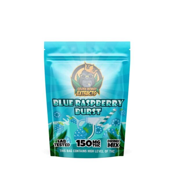 Golden Monkey Extracts Blue Raspberry Burst Drink Mix