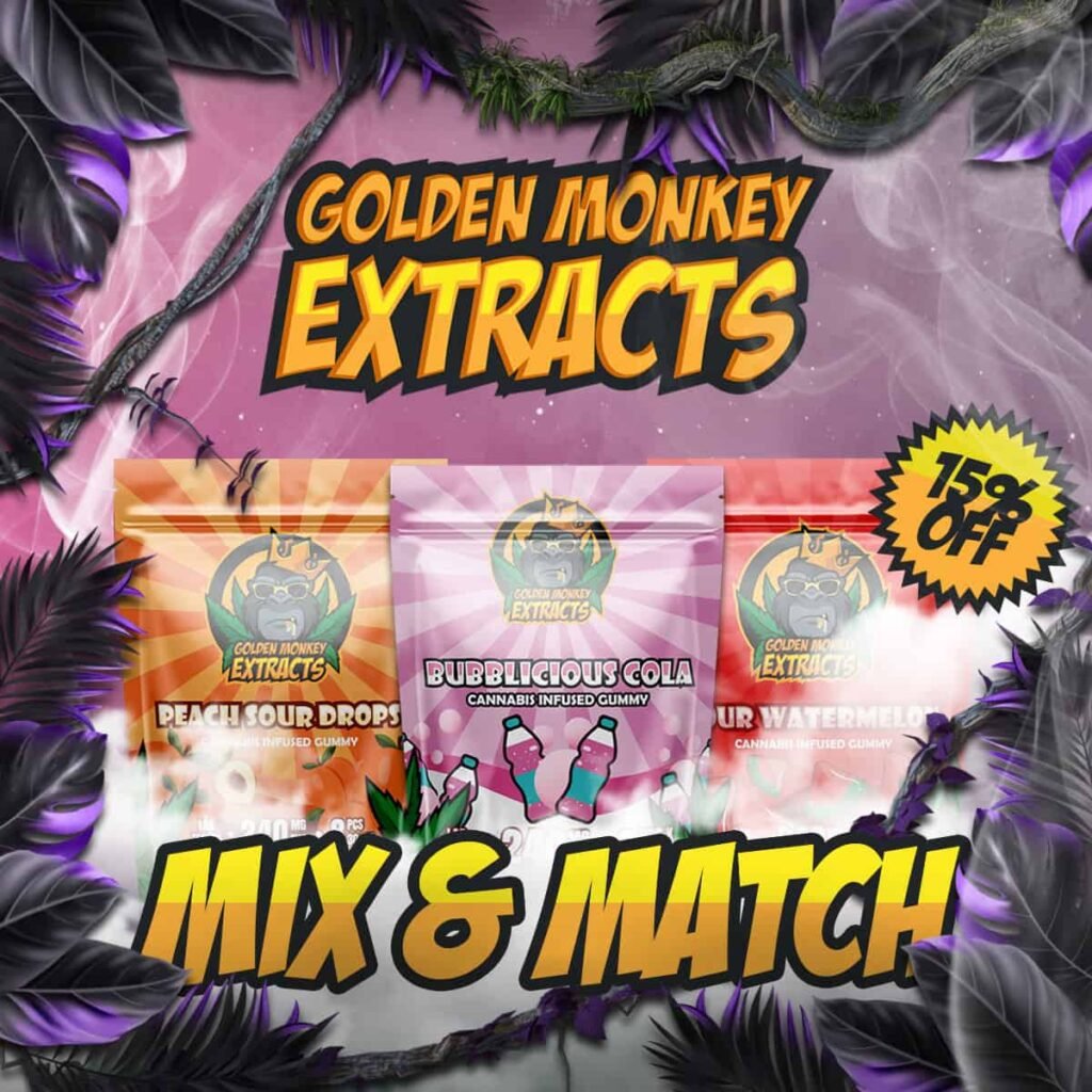 Golden Monkey Extracts Edibles Bundle