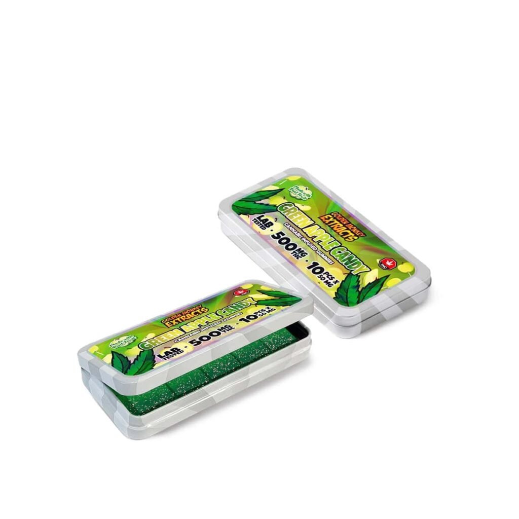 Golden Monkey Extracts Green Apple Candy Gummies