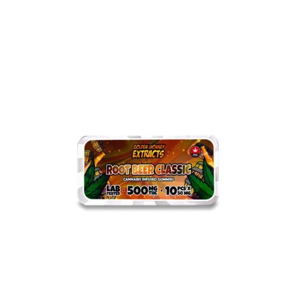 Golden Monkey Extracts Root Beer Classic Gummies
