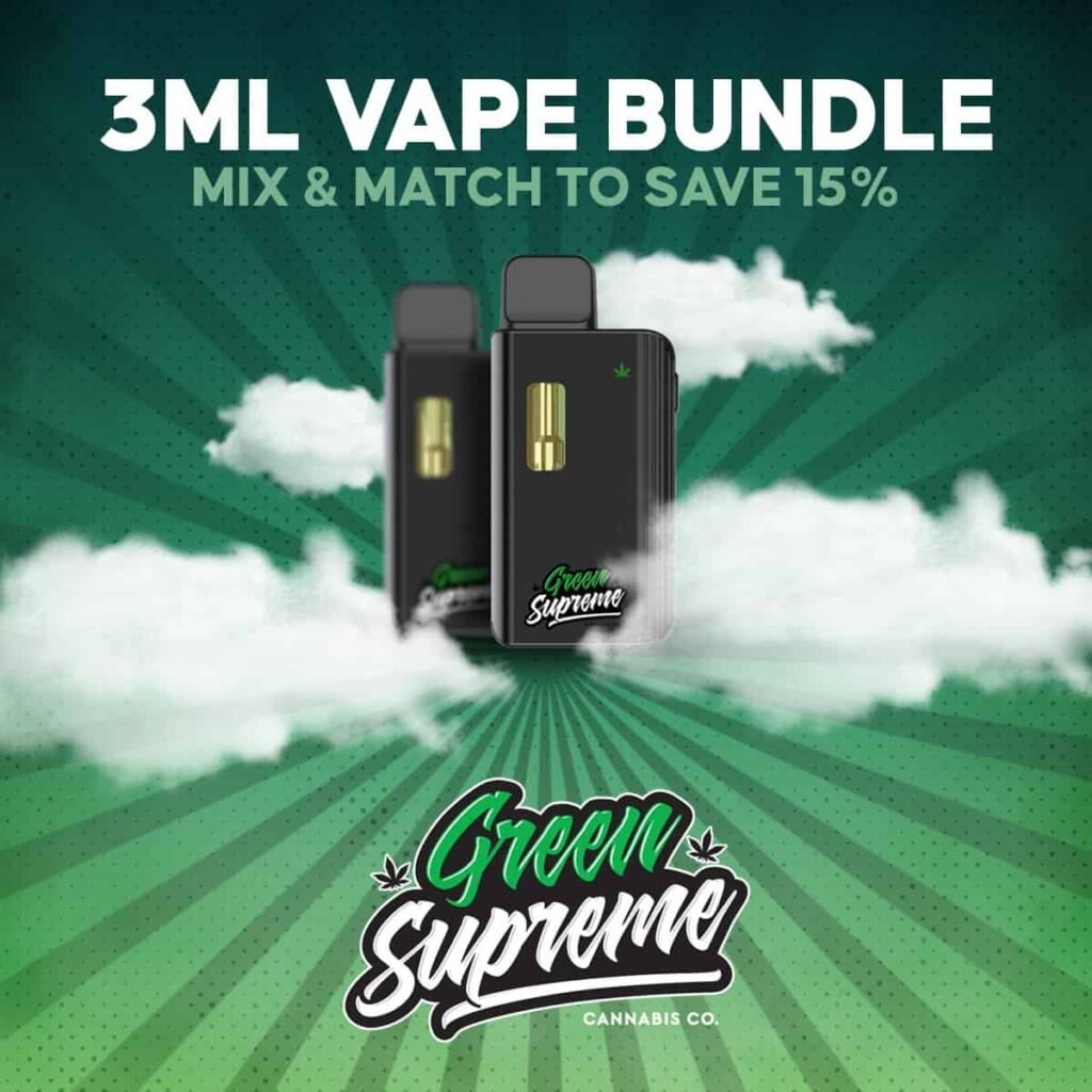 Green Supreme 3mL HTFSE Vape Pen Bundle