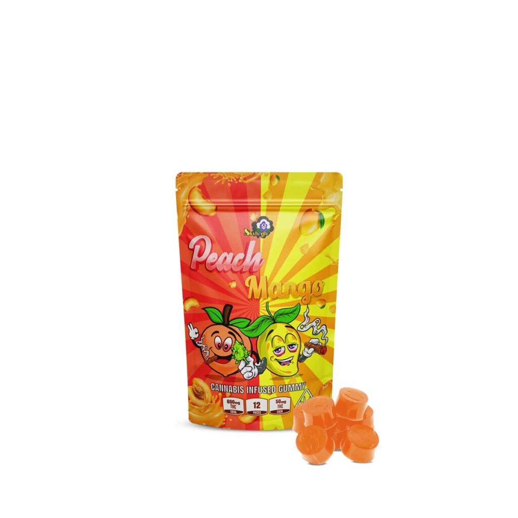 Sky High Edibles Peach Mango Gummies